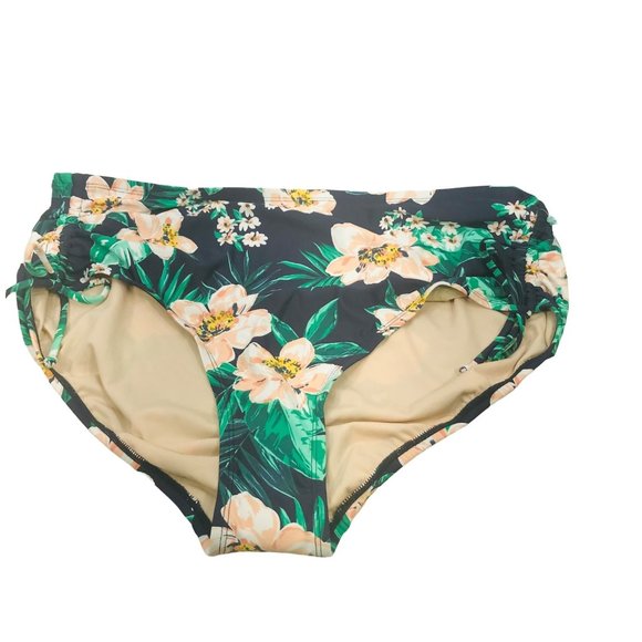Kona Sol Women's Size 20W/22W Medium Coverage High Waist Bikini Swim Bottom New - Picture 1 of 10